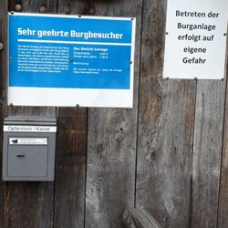 Burgruine Randeck - Informationstafeln