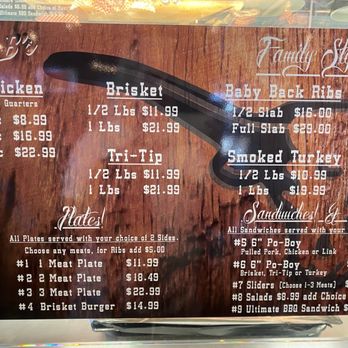 Big B's Texas BBQ - Menu - Barbeque Near Me - Henderson, Nevada Big B's Texas BBQ - Menu - Barbeque Near Me - Henderson, Nevada