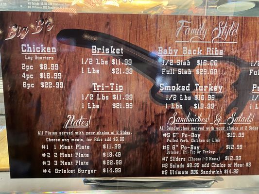 Menu photo 6 Big B's Texas BBQ Henderson, NV Menu photo 6 Big B's Texas BBQ Henderson, NV