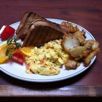 Beacher Cafe - Salmon scramble eggs with toast and baked potatoes. :) - Breakfast & Brunch Near Me - Toronto, Ontario Beacher Cafe - Salmon scramble eggs with toast and baked potatoes. :) - Breakfast & Brunch Near Me - Toronto, Ontario