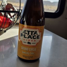 Grand Circle Semi Sweet cider, very good.