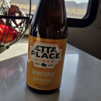 Etta Place Cidery & Taproom - Grand Circle Semi Sweet cider, very good. - Cideries Near Me - Torrey, Utah