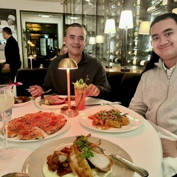 Spago - Enjoying dinner at SPAGO BEVERLY HILLS - New American Near Me - Beverly Hills, California