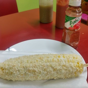 Lindo Michoacan - The street corn was hot and delicious! - Mexican Near Me - Anderson, Indiana