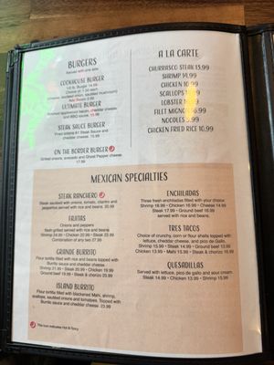 Menu photo 3 Alfredo’s Cookhouse Key Largo, FL