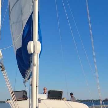 Cetacean Cruises - View from sailboat seating - Sailing Near Me - Orange Beach, Alabama