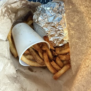 Five Guys - Oily Little Fries - Burgers Near Me - Brooklyn, New York