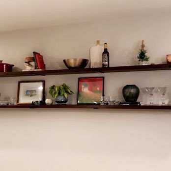Lucky Fish Designs - Shelves after being decorated - Carpenters Near Me - Austin, Texas