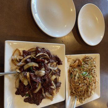 Legend 8 China - Mongolian beef and combination chow mien - Chinese Near Me - Calimesa, California