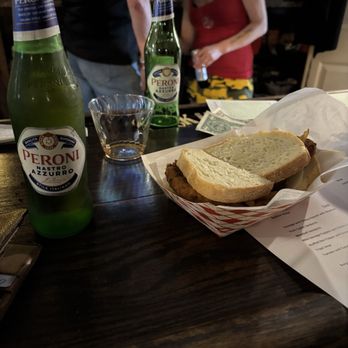 Borgata Bar - Peroni pork cutlet and fernet the ultimate Italian combo - Italian Near Me - Cleveland, Ohio