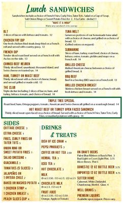 Menu photo 8 Triple Tree Restaurant & Lounge Sam's Valley, OR