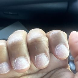 Unfinished nails
