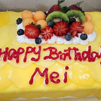 Olympic Bakery - Quarter sheet Mango Cake! - Bakeries Near Me - Temple City, California Olympic Bakery - Quarter sheet Mango Cake! - Bakeries Near Me - Temple City, California