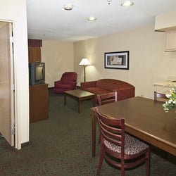 Quality Inn & Suites - Suites are spacious! Coffee Maker, Iron & Board, Wi-Fi, Hot Breakfast, Indoor Pool & Hot Tub, Fitness & Business Center!