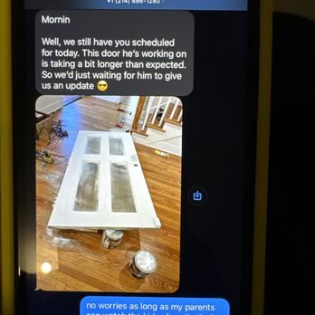 Ready My Property - TELLING US HES SUPER LATE - Handyman Near Me - Dallas, Texas Ready My Property - TELLING US HES SUPER LATE - Handyman Near Me - Dallas, Texas