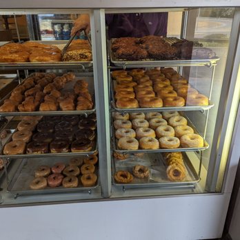 Hooz Donuts - a display case full of donuts - Donuts Near Me - San Jose, California