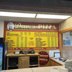 Dave's Pizza - Menu