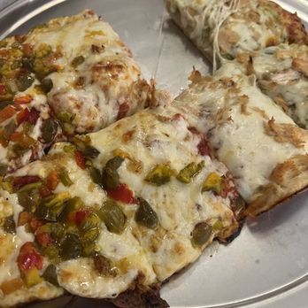 Detroit Pizza Pub - Half Pesto, Half Sweet Heat - Bars Near Me - Ann Arbor, Michigan Detroit Pizza Pub - Half Pesto, Half Sweet Heat - Bars Near Me - Ann Arbor, Michigan