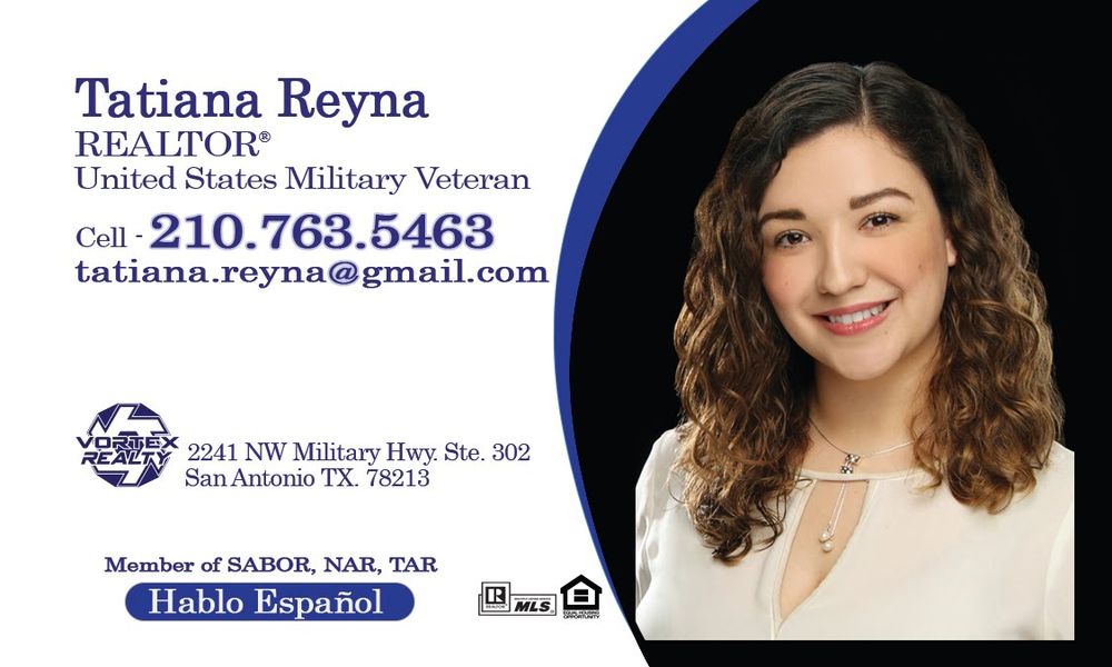 Tatiana Reyna, Realtor - Vortex Realty - veterans service organization in San Antonio, TX