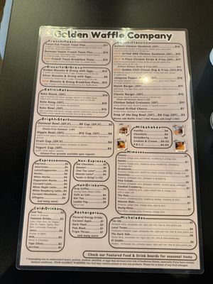 Menu photo 1 Golden Waffle Company Amarillo, TX Menu photo 1 Golden Waffle Company Amarillo, TX