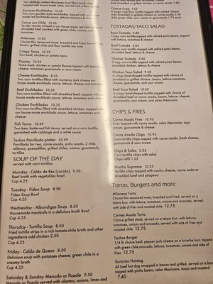Menu photo 2 Los Tachos Mexican Restaurant Bisbee, AZ Menu photo 2 Los Tachos Mexican Restaurant Bisbee, AZ