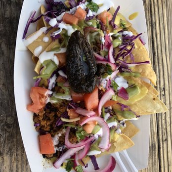 Lick It Up - Downtown El Paso - Nachos with adobada - Mexican Near Me - El Paso, Texas Lick It Up - Downtown El Paso - Nachos with adobada - Mexican Near Me - El Paso, Texas