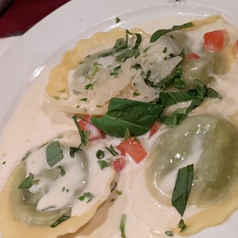 Red House Cafe - Spinach ravioli from the sides - Breakfast & Brunch Near Me - Pacific Grove, California Red House Cafe - Spinach ravioli from the sides - Breakfast & Brunch Near Me - Pacific Grove, California