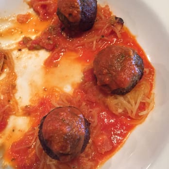 Paragon Tap & Table - Vegan meatballs and spaghetti squash- small portion and it was eh/ok - New American Near Me - Clark, New Jersey Paragon Tap & Table - Vegan meatballs and spaghetti squash- small portion and it was eh/ok - New American Near Me - Clark, New Jersey