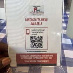Dolly's Farmhouse Restaurant - QR code menu
