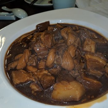 Blue Wave - T4. Braised pork belly w.bean curd sheet knots - Shanghainese Near Me - Williston Park, New York Blue Wave - T4. Braised pork belly w.bean curd sheet knots - Shanghainese Near Me - Williston Park, New York