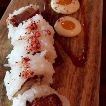Uchi Houston - Ham and Eggs!! Yasss! Katsu pork belly - Sushi Bars Near Me - Houston, Texas Uchi Houston - Ham and Eggs!! Yasss! Katsu pork belly - Sushi Bars Near Me - Houston, Texas
