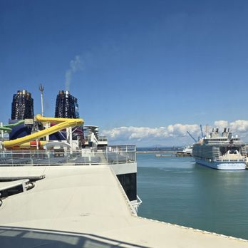 Porto di Civitavecchia - RCCL Allure of the Seas in the background - Landmarks & Historical Buildings Near Me - Civitavecchia, RM