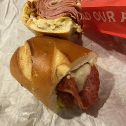 DiBella's Subs - Another amazing grilled Godfather Sub with extra meat and a variety of peppers.  So delicious!