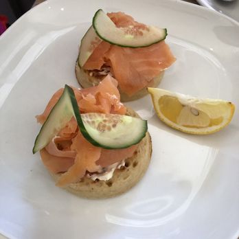 Crumpets - Smoked Salmon Crumpets (5 stars) - Coffee & Tea Near Me - London, XGL