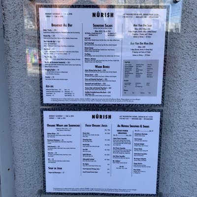 Menu photo 6 Nurish Brooklyn, NY