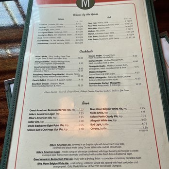 Mike's American - Menu - American Near Me - Springfield, Virginia