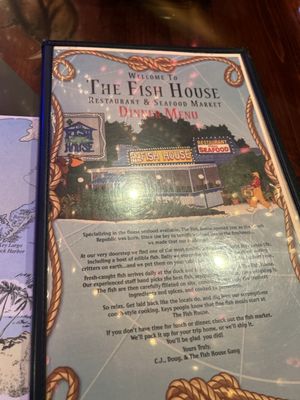 Menu photo 1 The Fish House Key Largo, FL Menu photo 1 The Fish House Key Largo, FL