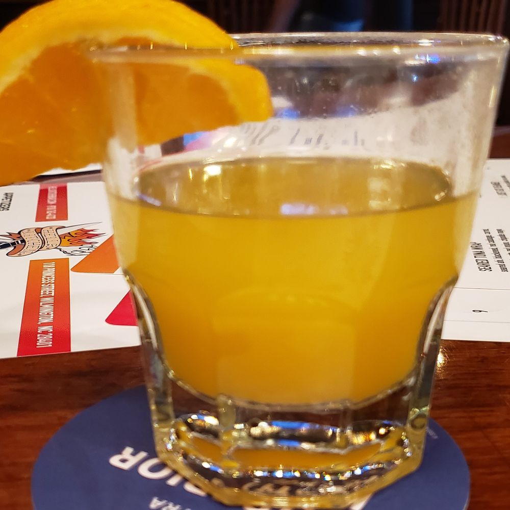 Hell's Kitchen - Mimosa with pineapple juice - American Near Me - Wilmington, North Carolina