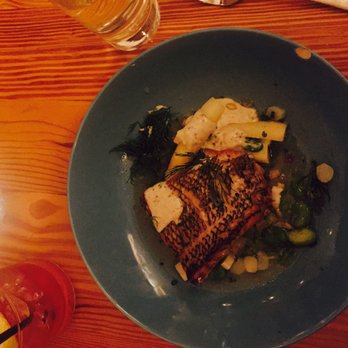Meadowsweet - Chilean Sea Bass - amazing. Broth was absolutely delicious. - New American Near Me - Brooklyn, New York Meadowsweet - Chilean Sea Bass - amazing. Broth was absolutely delicious. - New American Near Me - Brooklyn, New York