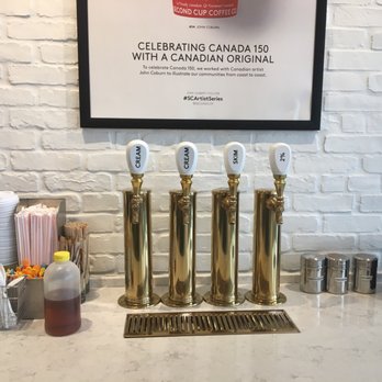 Second Cup - a variety of drinks on a counter - Coffee & Tea Near Me - Red Deer County, Alberta Second Cup - a variety of drinks on a counter - Coffee & Tea Near Me - Red Deer County, Alberta
