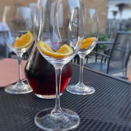 House made red sangria on the patio-could there be a more perfect summer evening?! House made red sangria on the patio-could there be a more perfect summer evening?!