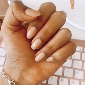 Uni Nails & Spa - regular manicure (almond shape) by Judi. - Nail Salons Near Me - Englewood Cliffs, New Jersey