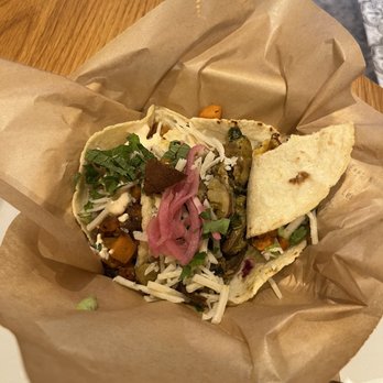 Chaia - Chipotle Sweet Potato Hash, creamy kale and potato, butternut squash Taco Trio - Tacos Near Me - Washington, DC, District of Columbia Chaia - Chipotle Sweet Potato Hash, creamy kale and potato, butternut squash Taco Trio - Tacos Near Me - Washington, DC, District of Columbia