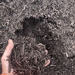 Rainwater Topsoil Recycled Concrete - Dyed Brown Mulch $24/Yard
