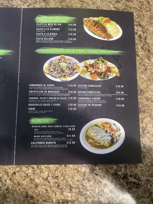 Menu photo 3 Candilejas Restaurant Burbank, CA