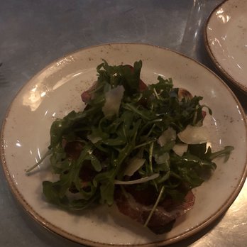 Red Rabbit Minneapolis - Bruschetta BRESAOLA, SHAVED PARMESAN, LEMON VINAIGRETTE, ARUGULA - Italian Near Me - Minneapolis, Minnesota Red Rabbit Minneapolis - Bruschetta BRESAOLA, SHAVED PARMESAN, LEMON VINAIGRETTE, ARUGULA - Italian Near Me - Minneapolis, Minnesota