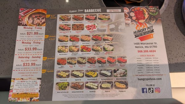 Menu photo 6 Hungry Pot Korean BBQ & Hot Pot Natick, MA Menu photo 6 Hungry Pot Korean BBQ & Hot Pot Natick, MA