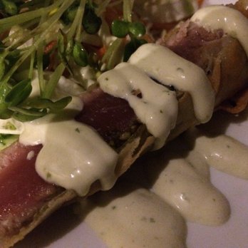 The Bistro - Close up of firecracker tuna - Seafood Near Me - Kilauea, Hawaii