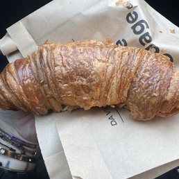Ham and Swiss croissant