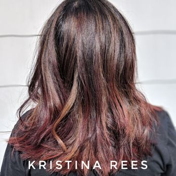 Beaver Street Styles - #balayage #chocolatebrownhair #violetred #BeaverStreetStyles #instagram @ beavershopgirl - Hair Stylists Near Me - Flagstaff, Arizona